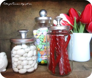 DIY Apothecary Jars by Heidi at Parties for Pennies