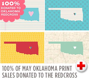 Please Help Oklahoma - 100% of Print Sales during May will be donated to Red Cross by Amy at LivingLocurto.com
