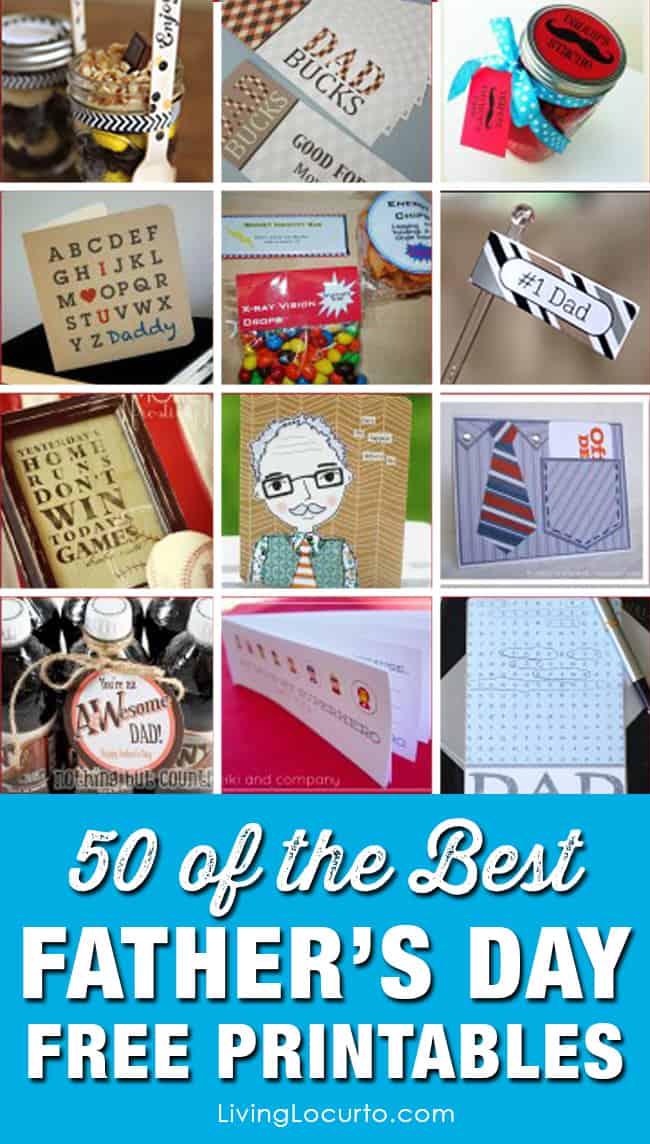 50 Father’s Day Free Printables