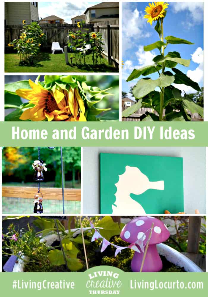 Home and Garden DIY Ideas {Living Creative Thursday}