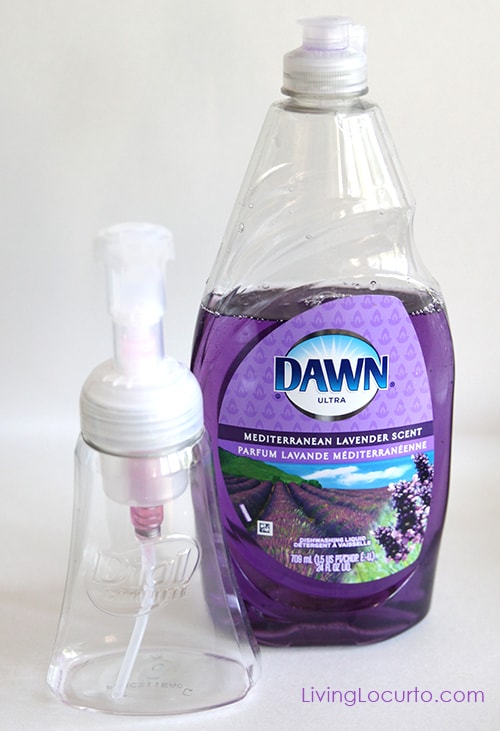 How to Make Foaming Hand Soap - photo of Dawn dishwashing soap