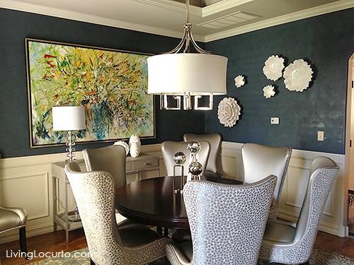 Beautiful Dinning Room! Get great decorating ideas from this gorgeous home. LivingLocurto.com