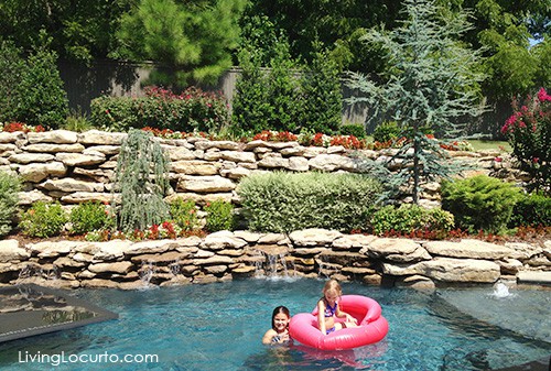 House & Garden Tour. Love this pool! Get great decorating ideas from this gorgeous home. LivingLocurto.com