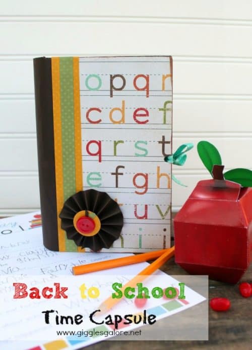 Back to School Time Capsule Craft by Giggles Galore at LivingLocurto.com