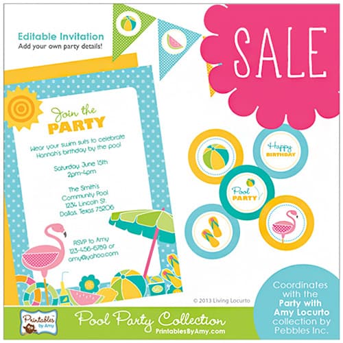 End of Summer Sale! 50% OFF Select Party Printables