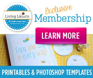 Exclusive Party Printable Designs and more from Amy at LivingLocurto.com!