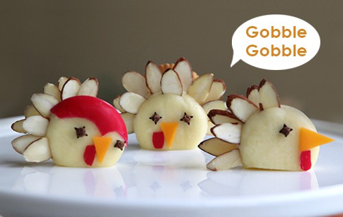 Turkey Cheese Snacks - Cute Thanksgiving Food For Kids