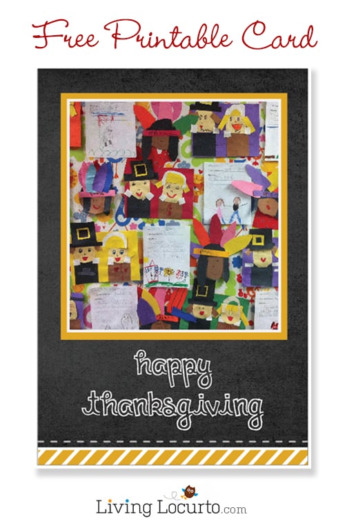 Free Printable Happy Thanksgiving Card LivingLocurto.com