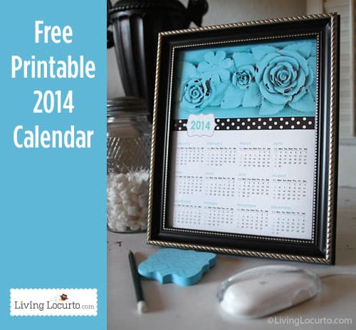 2014 Free Printable Calendar