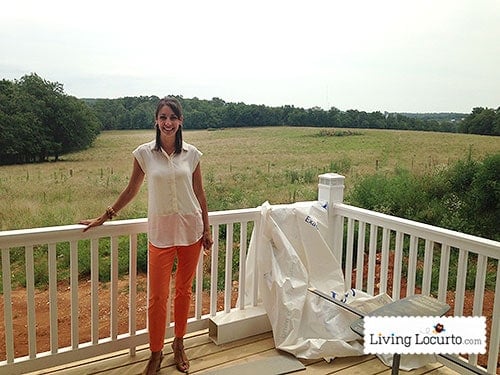 DIY Holiday Home Tour {Before & After} 4 Country Home Tour - Beautiful House! LivingLocurto.com