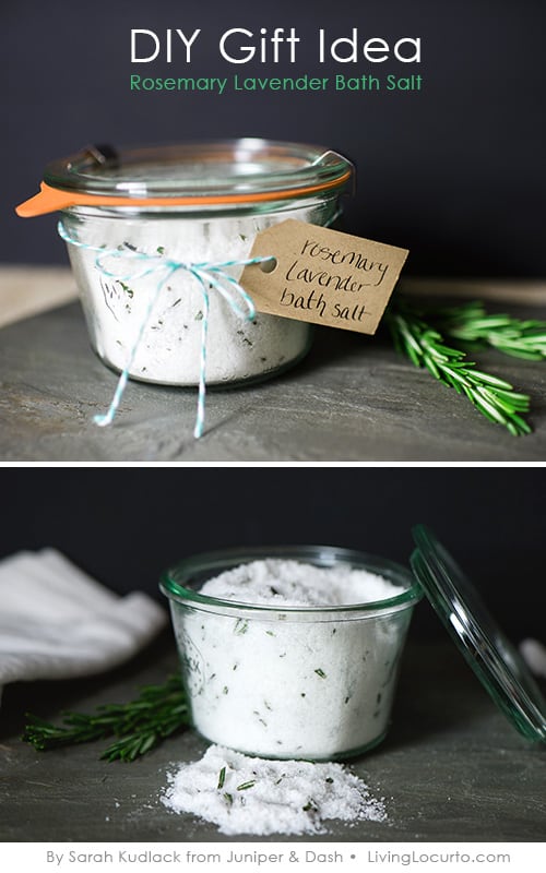 Diy Rosemary Lavender Bath Salt - Easy Homemade Gift Idea