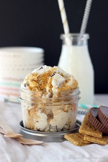 S'mores Peanut Butter Cup Ice Cream