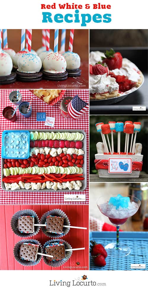 Red White and Blue | 4th of July Party Recipes