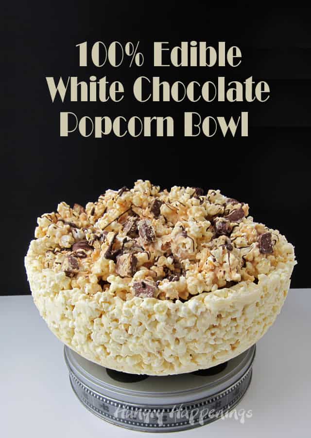 A Popcorn Bowl You Can Eat! Fun Food Idea