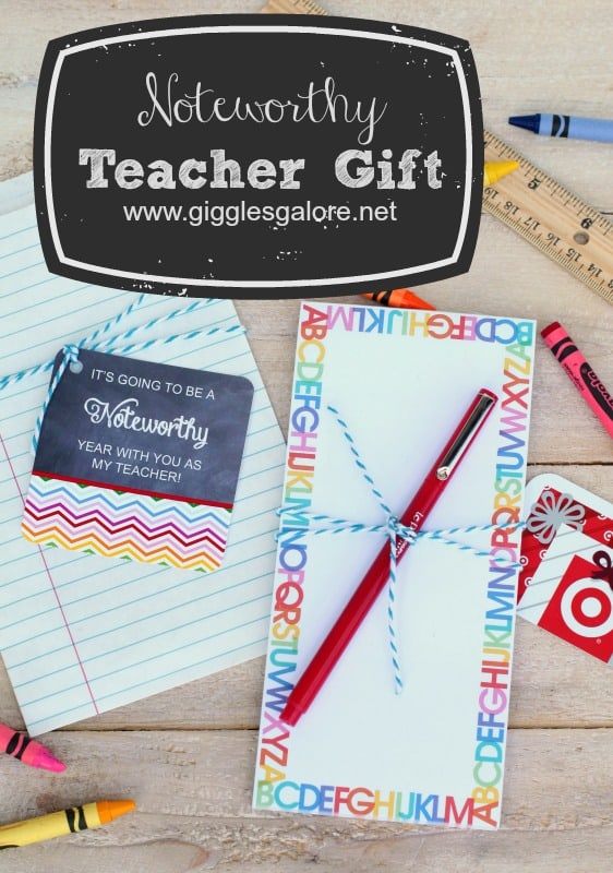 Back to School Free Printable Teacher Gift Tags