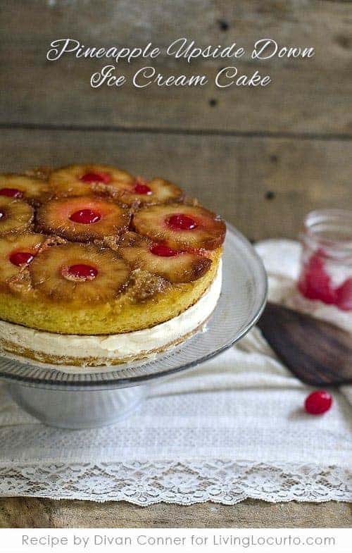 Classic Pineapple Upside Down Ice Cream Cake Recipe