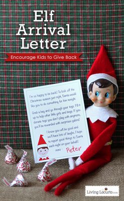 Elf on the Shelf Printable Arrival Letter from the North Pole.