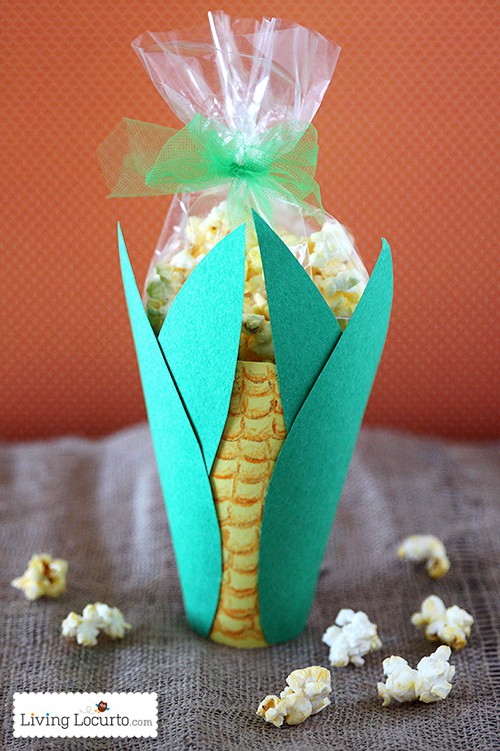 Popcorn Corn on the Cob Snack | Thanksgiving Kids Craft