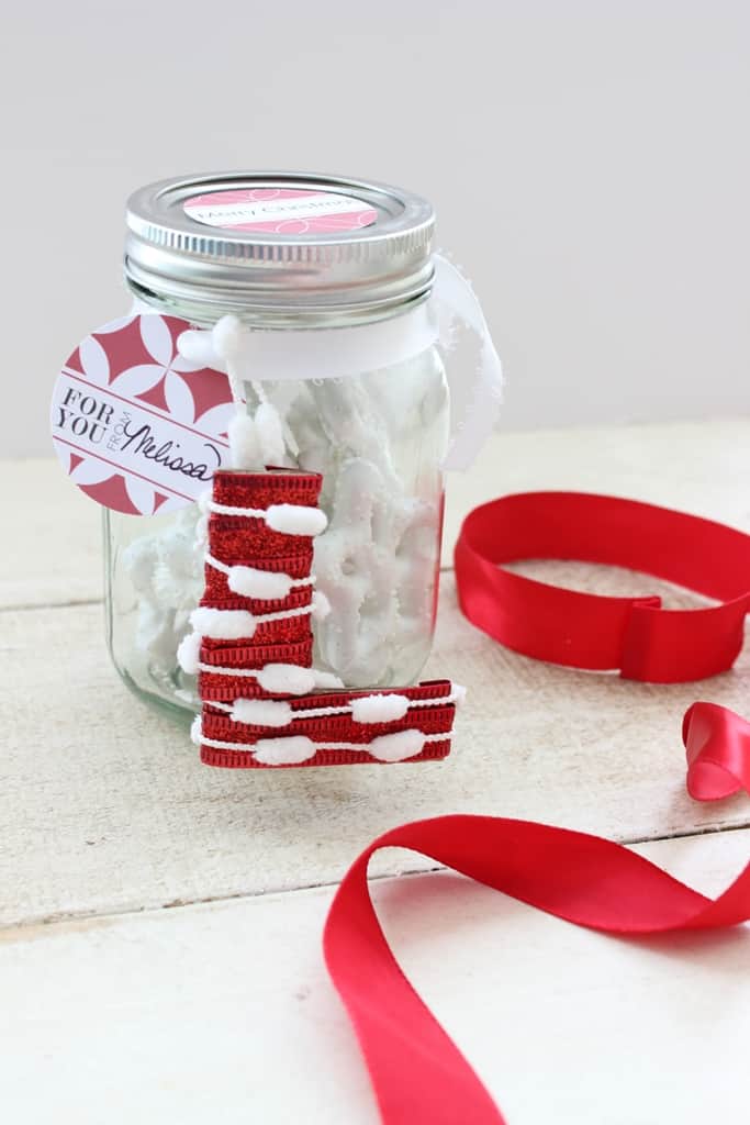 Homemade Letter Ornament | Christmas Gift in a Jar