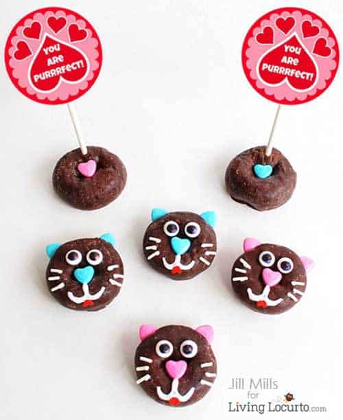 Cat Donuts with Free Printable Tags