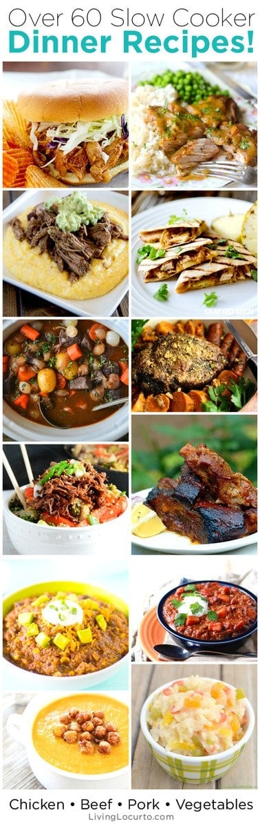 Amazing Slow Cooker Recipes for your Crock Pot! Enjoy over 60 of the best slow cooker meal ideas for dinner. Amazing Slow Cooker Recipes for your Crock Pot! Enjoy over 60 of the best slow cooker meal ideas for dinner.