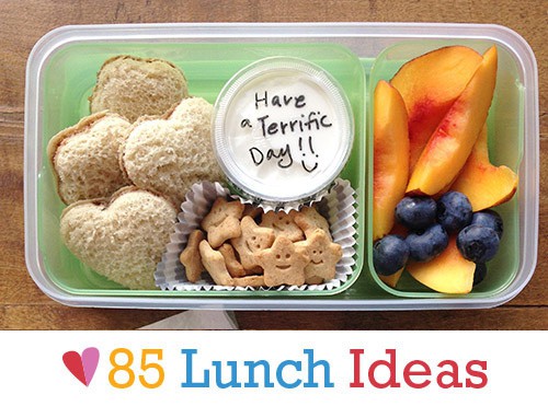 This Printable School Lunch Box Meal Planner with 85 School Lunch Ideas is a life saver! Helpful back to school tips. Parents will love these healthy and new school lunch ideas for kids.