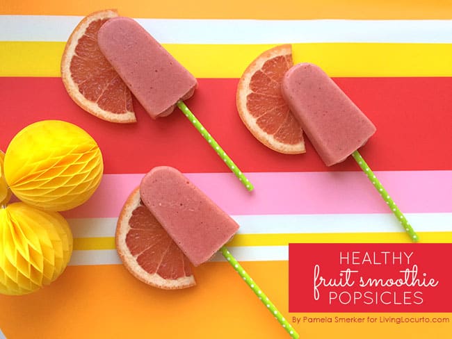 Healthy Fruit Smoothie Popsicles Recipe