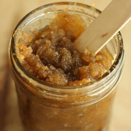 Homemade Vanilla and Brown Sugar Body Scrub