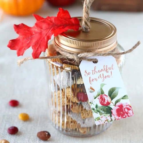 Harvest Hash Mason Jar DIY Fall Gift