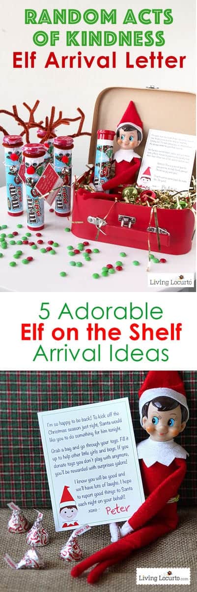 5 adorable elf on the shelf arrival ideas christmas elf printables elf on a shelf arrival letter