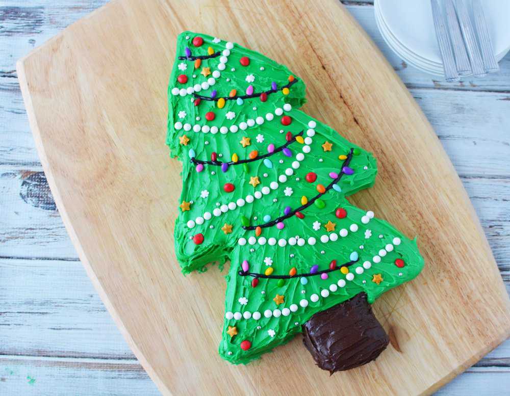 Christmas Tree Cake Recipe