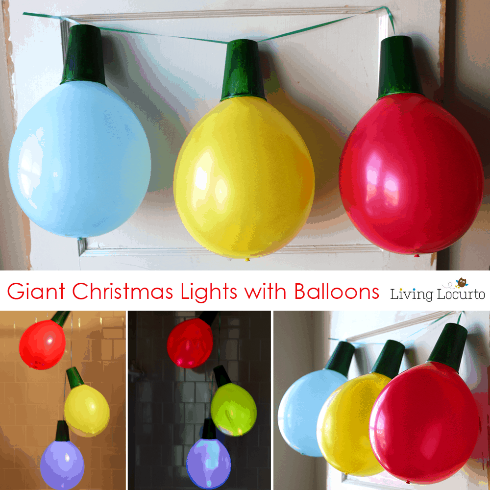 Giant Balloon Christmas Lights and Ornaments