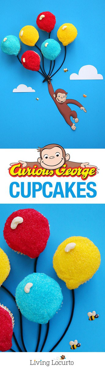 How to make the cutest Curious George Cupcakes! 