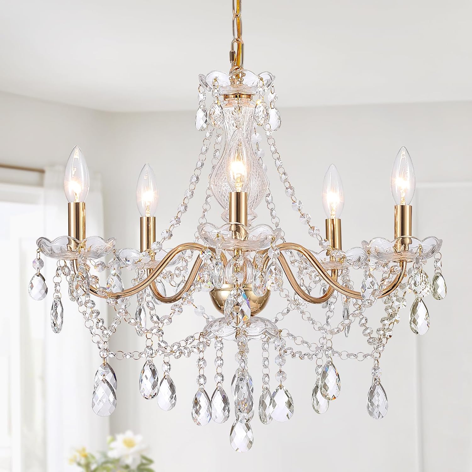 Gold Crystal light