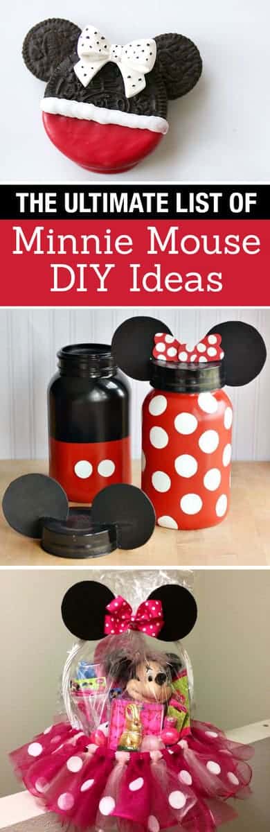 The Ultimate List of Minnie Mouse Craft Ideas! Party Ideas, DIY Crafts and Disney themed fun food recipes. LivingLocurto.com