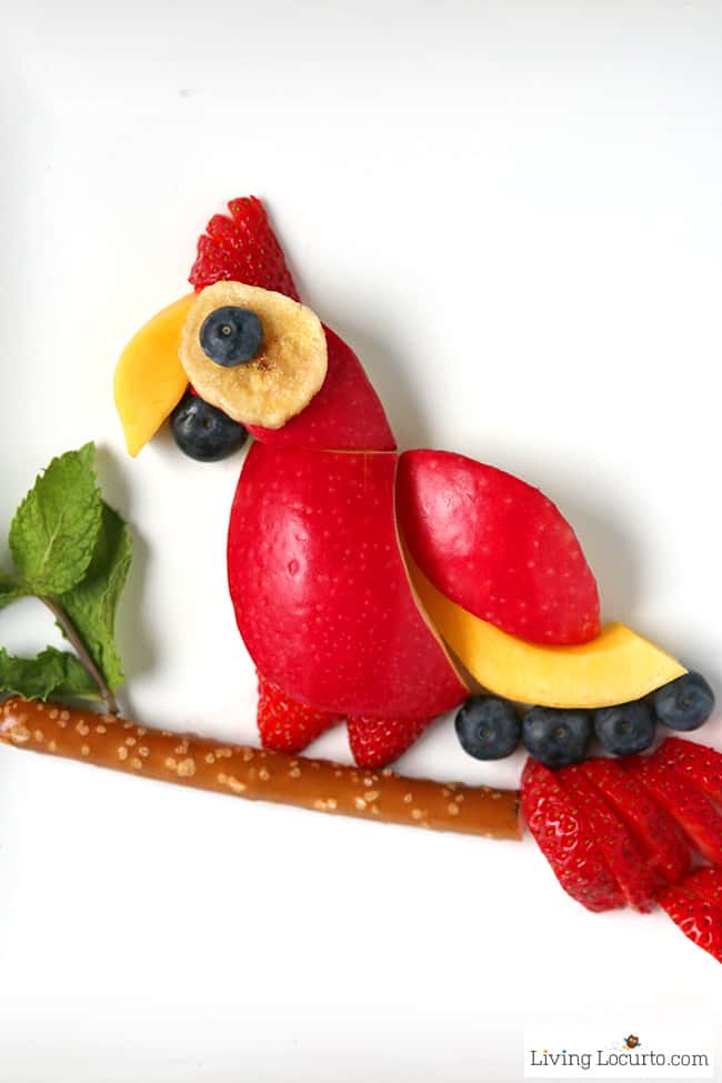 Parrot Fruit Snack | Healthy Kids Treat