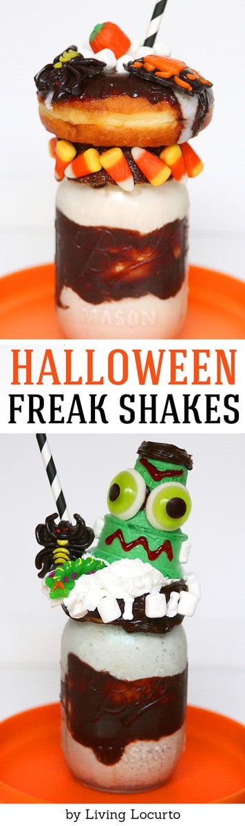 A Halloween milkshake is the perfect recipe for a creepy and fun food after school snack or Halloween party treat! Frankenstein Halloween ice cream dessert. A Halloween milkshake is the perfect recipe for a creepy and fun food after school snack or Halloween party treat! Frankenstein Halloween ice cream dessert.