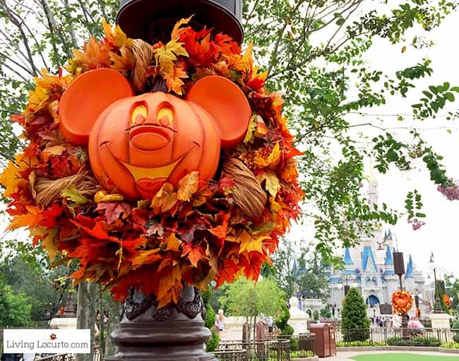 Disney World Magic Kingdom Halloween Wreath Decorations