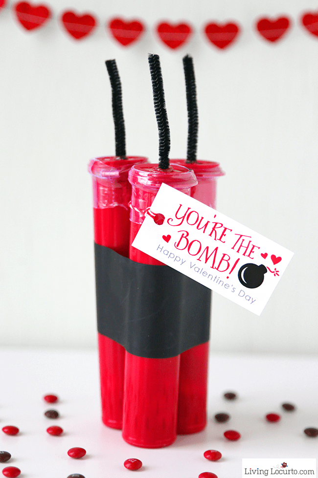 You’re The Bomb! DIY Valentine’s Day Candy Craft