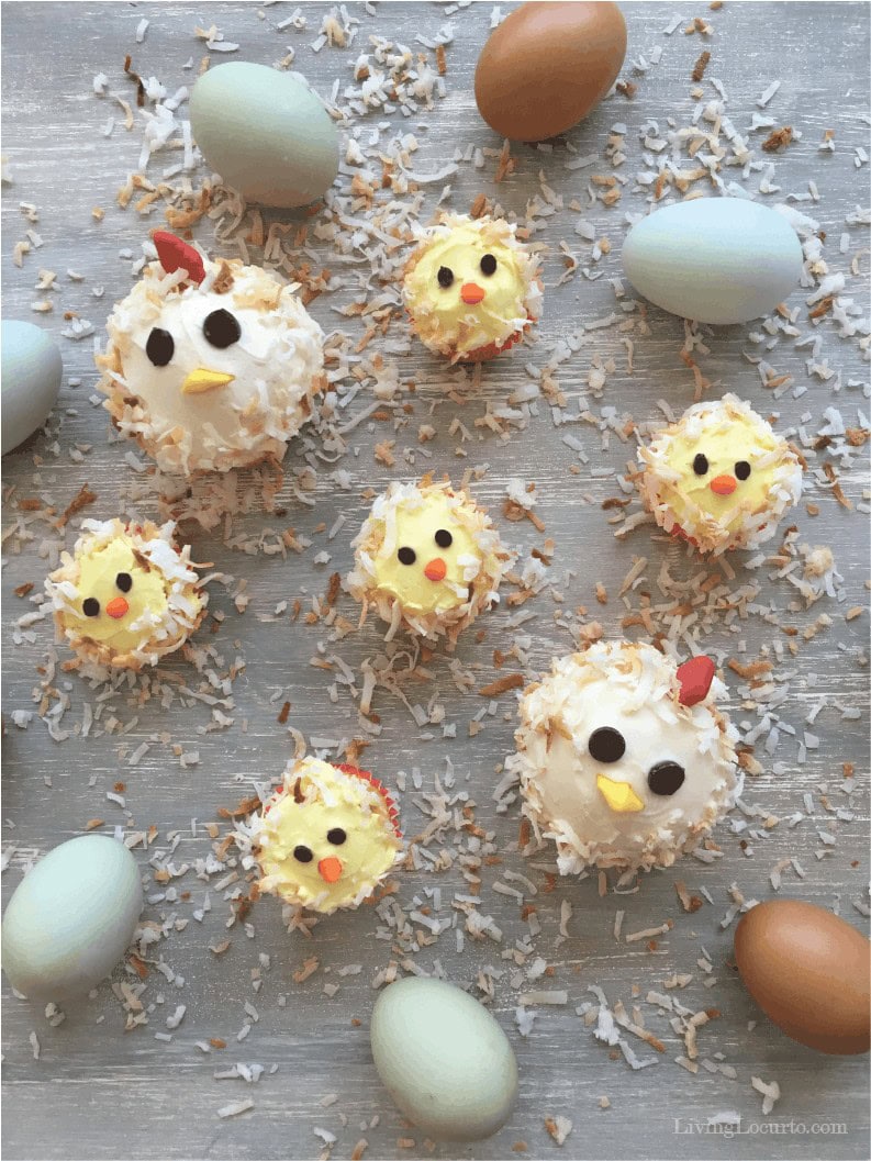 Cute Chicken Cupcakes 8 How To Make Vanilla Coconut Chicken Cupcakes