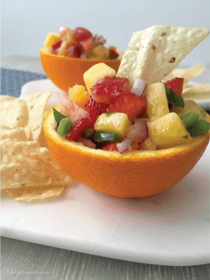 Strawberry Fruit Salsa 3 Strawberry Pineapple Mango Salsa Recipe on Living Locurto