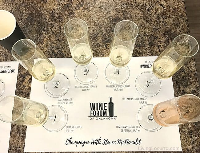 Top 3 Favorite Things to do in Oklahoma. Travel Tips - Wine Forum champagne tasting