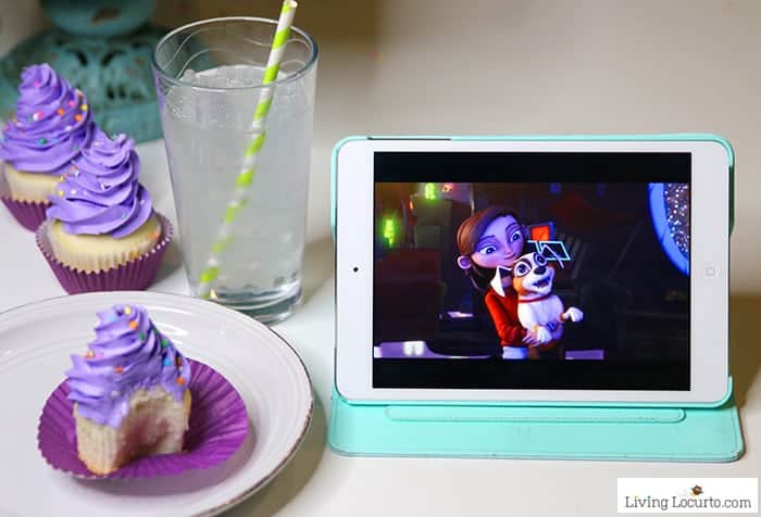 Magical Glow in the Dark Cotton Candy Cupcakes - Fun Food Birthday Party idea. Lost in Oz new Amazon Original Kids Show