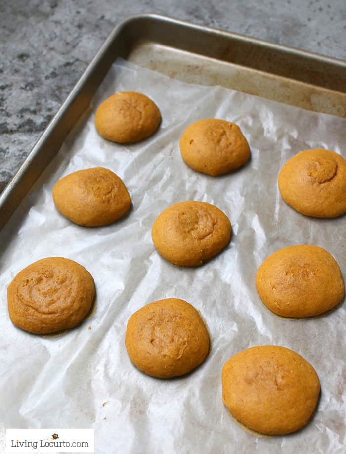 Pumpkin Cookies! Easy Cake Mix Cookie recipe for fall.