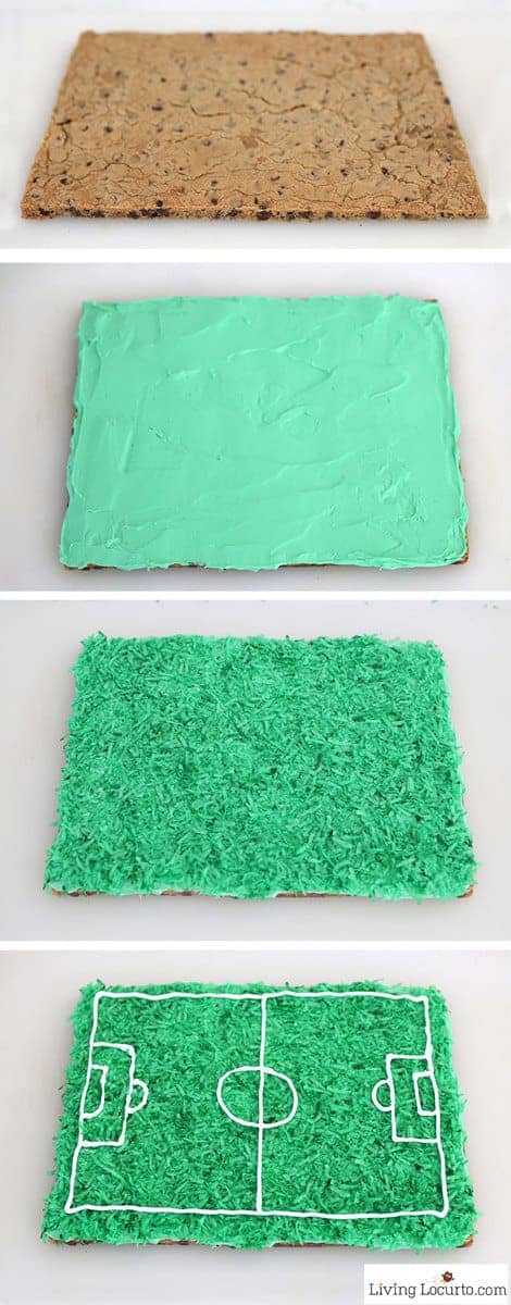 Soccer Cookie Cake Easy Soccer Party Cake Recipe