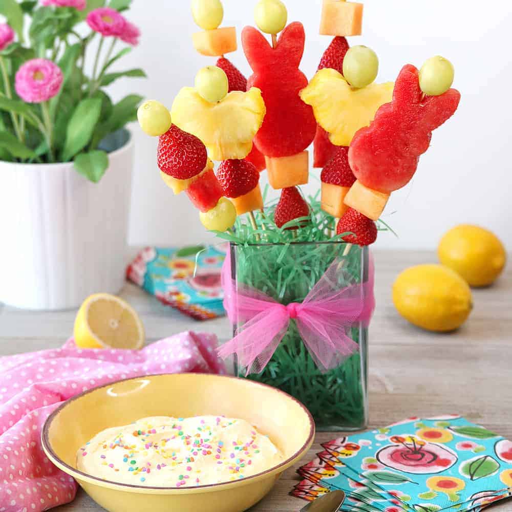 15 Easter Desserts That Are Almost Too Cute to Eat 5 Lemon Fruit Dip SQ