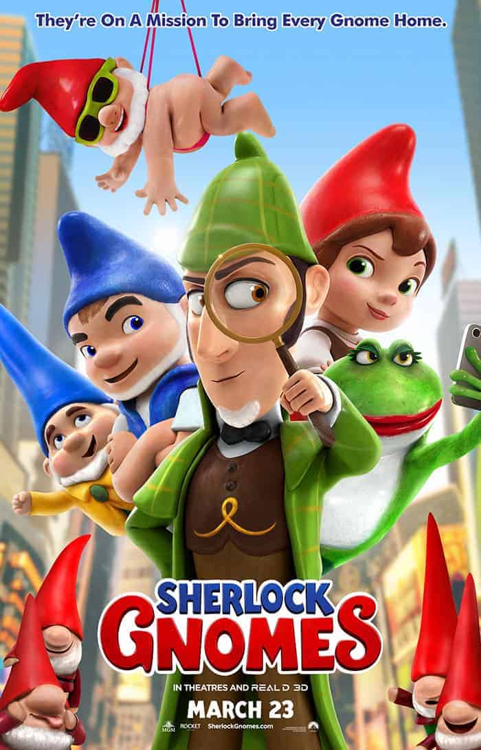 Cute Gnomes Donuts 1 Sherlock Gnomes Movie Poster