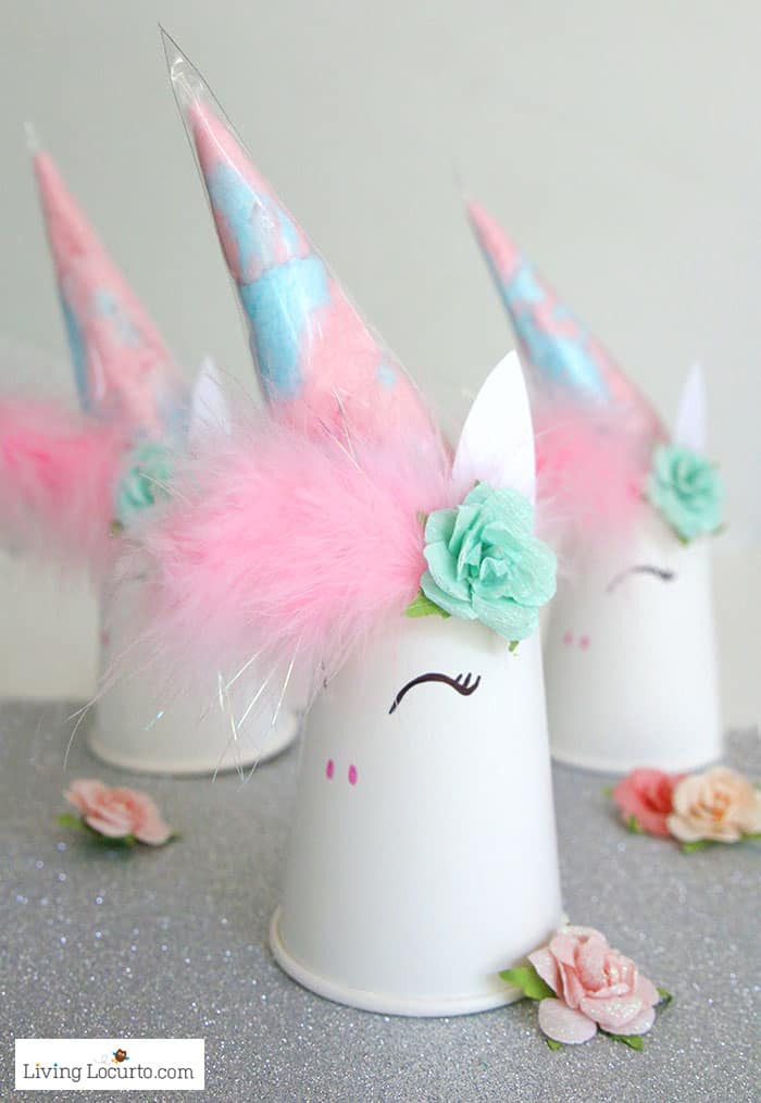  Unicorn  Cotton Candy Party  Favors  Unicorn  Party  Ideas 