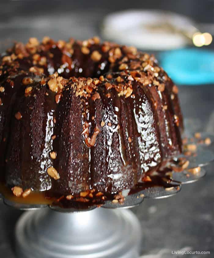 Better Than Sex Cake Recipe is a dessert you can't resist! Easy Chocolate Bundt cake filled with caramel and toffee.