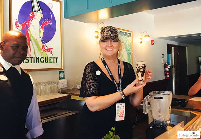 Making drinks with Social Media on the Sand event at Beaches Resorts in Turks & Caicos to plan your next family trip! All-Inclusive Caribbean vacation travel review by Amy Locurto Food and Travel Blogger. 